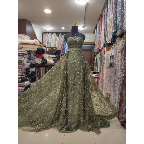 Kain Tile Ziad Nakad Sequin Dress Sapto Payet Army