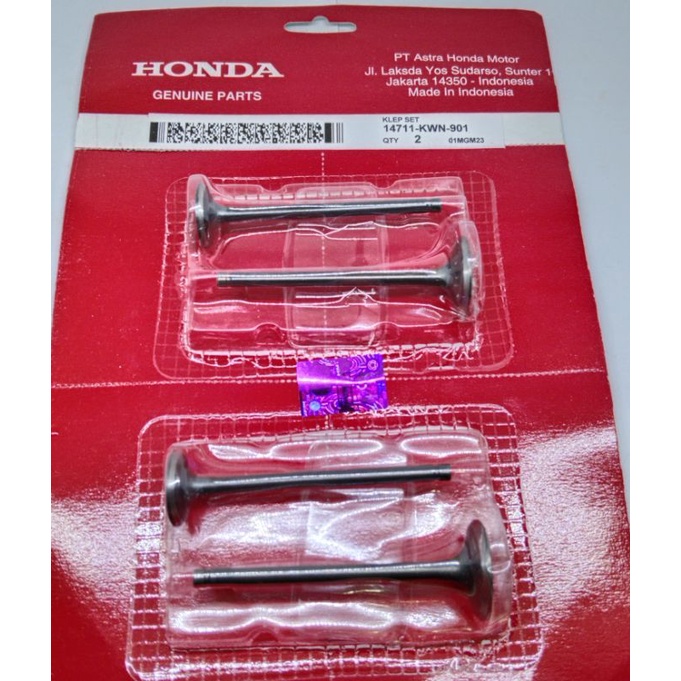 Klep set KWN payung klep Honda Vario 125 Fi Old Vario 125 eSP PCX 125 cbu ORI