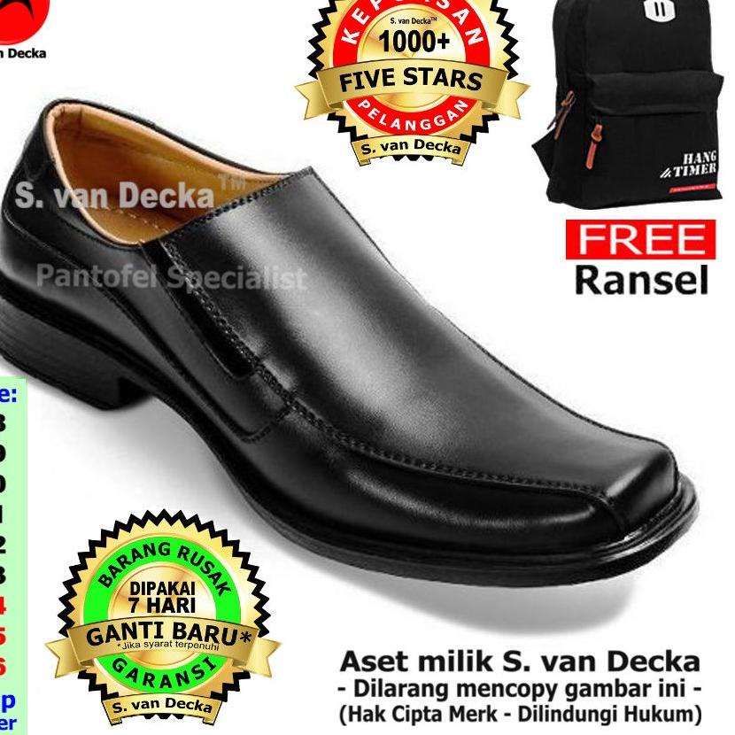 Terkeren Pantofel Hitam Pria Sepatu Pantofel Pria Sepatu Pantopel Pria Sepatu Kulit Pria Sepatu PDH 