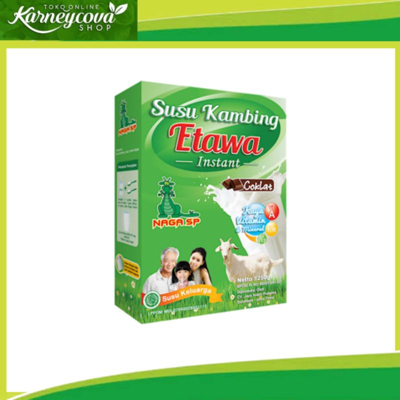 

Susu Kambing Etawa Rasa Coklat 250 gram