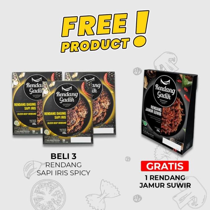 

Paket 3 Pcs Rendang Daging Sapi Iris Spicy (Pedas Sedang) Tumblrungu