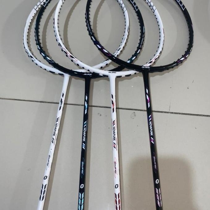 Raket Badminton Bulutangkis ZILONG NOVAPUNK + Senar KUAT 36 LBS ORI