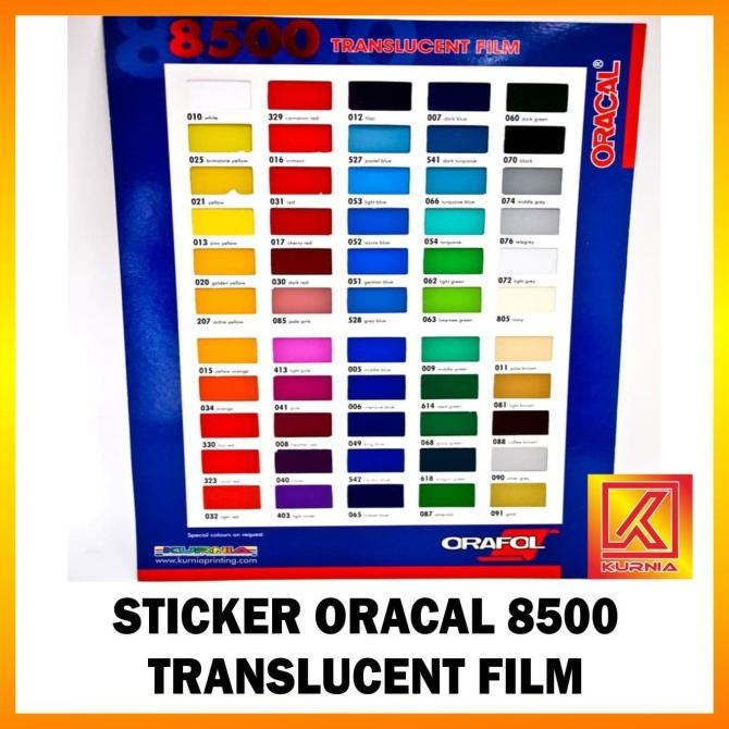 STIKER ORACAL 8500 TRANSLUCENT FILM