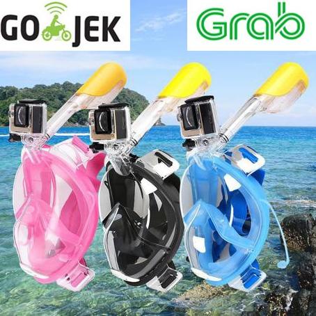 Full Face Snorkle Mask Masker Snorkeling