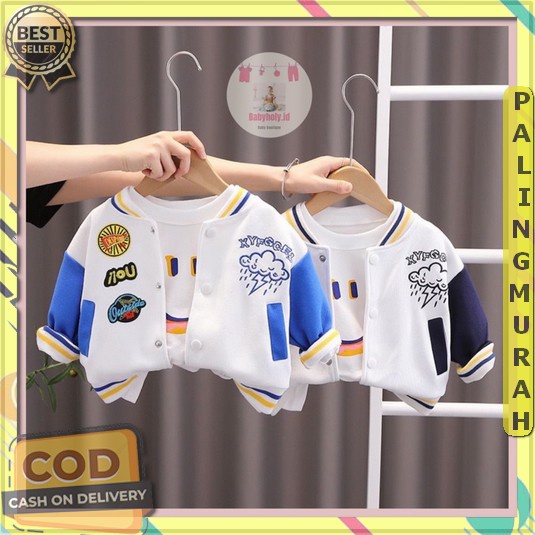 Best Seller Jaket Bomber Bolak Balik Bisbol Anak Laki Laki Perempuan Jaket Terbaru Jaket Keren 2023 