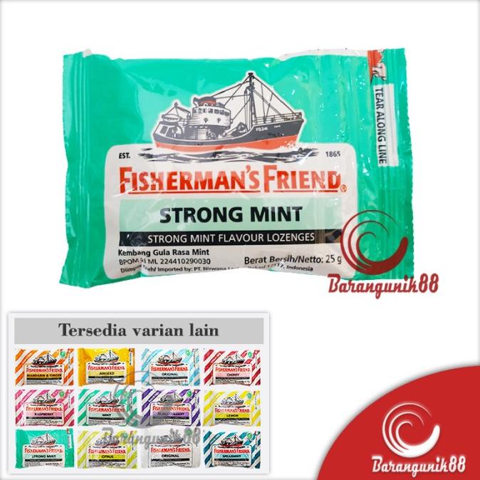 

Permen Fisherman's Friend Original 25 gram Aneka Rasa Fishermen