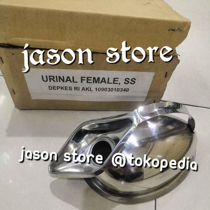 Pispot Pispot Stainless Urinal Female/Pispot Stainless Dewasa (Wanita)