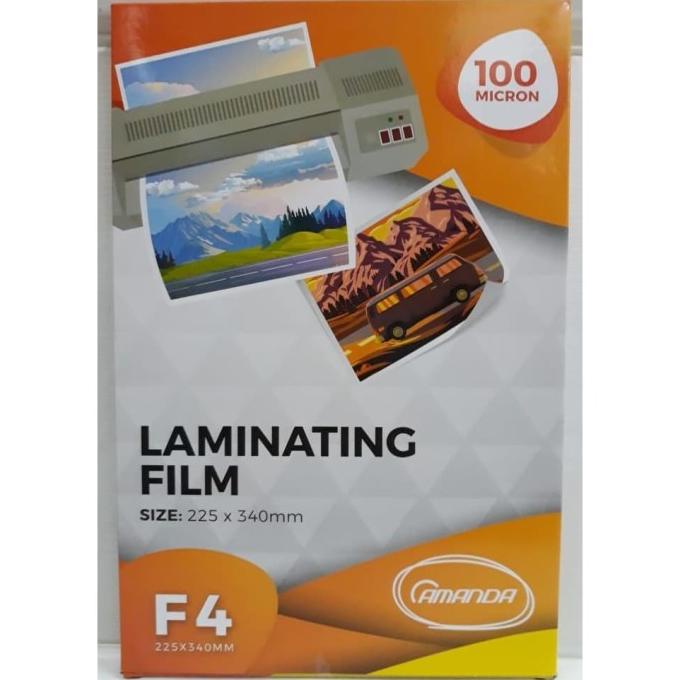 

Plastik Laminating F4 / Laminating Folio 100 Micron Amanda / Xeho
