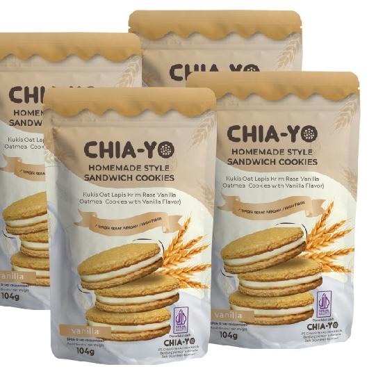 

Promo ✅ Chiayo Cookies Sandwich Vanilla 4 packs