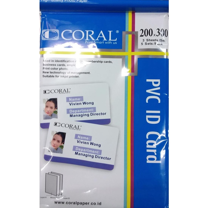 

Coral Pvc Id Card