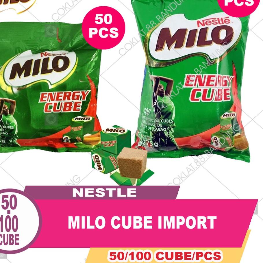 

Termurah ✅ MILO CUBE 100 PCS 50 PCS HALAL IMPORT - NESTLE MILO ENERGY CUBE 50 KOTAK 100 CUBES ORIGINAL NIGERIA MALAYSIA