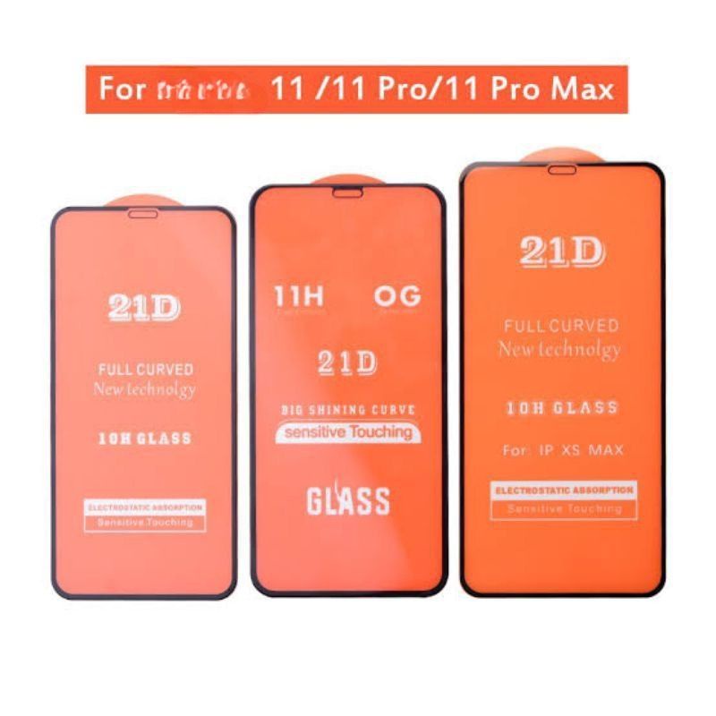 Tempered glass iphone x/xs/11pro full cover premium quality