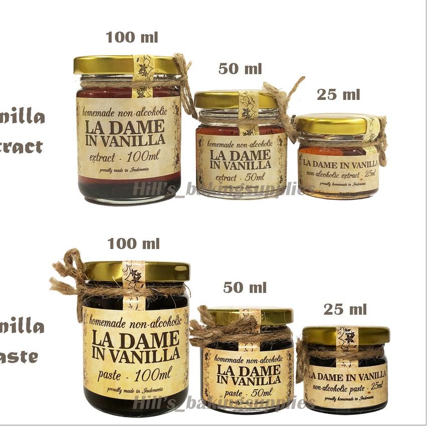 

Limited ✅ VANILLA EXTRACT LA DAME & VANILLA PASTE NON ALKOHOL / LADAME in VANILA EKSTRAK / PASTA / PERISA / HALAL