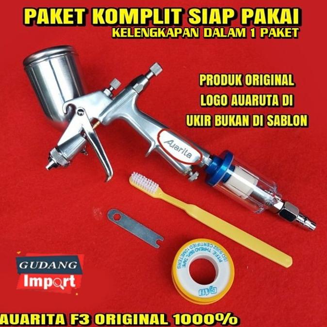 SPRAY GUN SPRAYGUN AUARITA F3 ORIGINAL 1000%