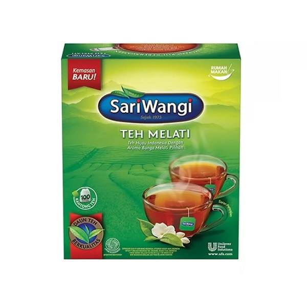 

SARIWANGI TEH MELATI ISI 100 PCS X 19 GR