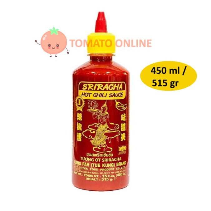 

Sri Racha Sriracha Hot Chili Sauce Nang Fah Nangfah 450ml 450 ml 515gr
