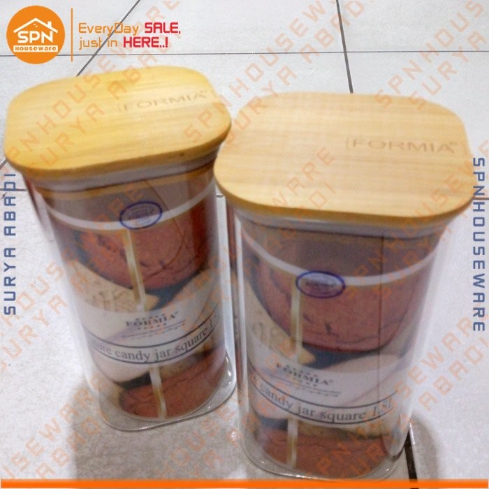 Nature Candy Jar Square 1,8L FR849CL18 FORMIA