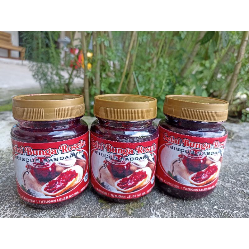 

selai bunga rosella