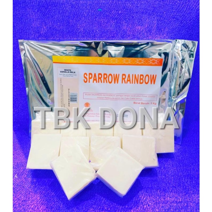 

Terlaris Mercolade Sparrow Rainbow Putih Repack 245-255 Gr Cokelat Putih Sparow