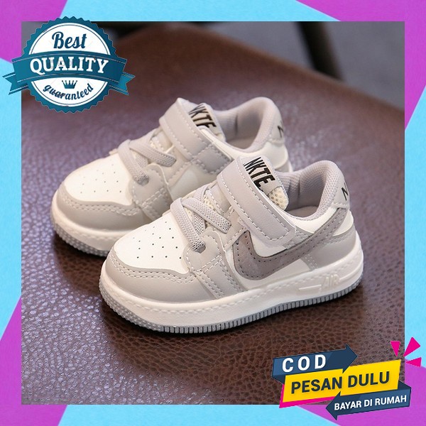 Sepatu Sekolah Bayi Anak Perempuan Laki Laki Cowok Cewek Sepatu Ket Anak Cewe Cowo Warna Hitam Umur 