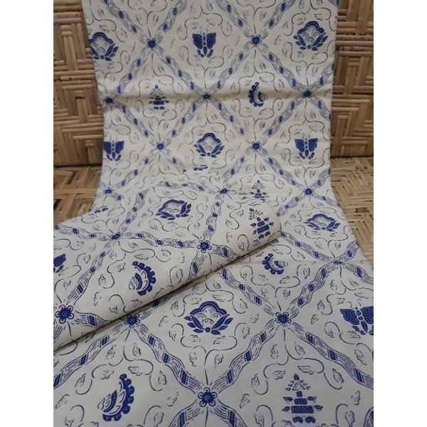 Jarik Sidomulyo Putih Tulang Krem Navy Pengantin Akad Nikah