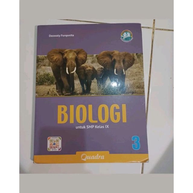 buku cetak biologi kelas 9 quadra