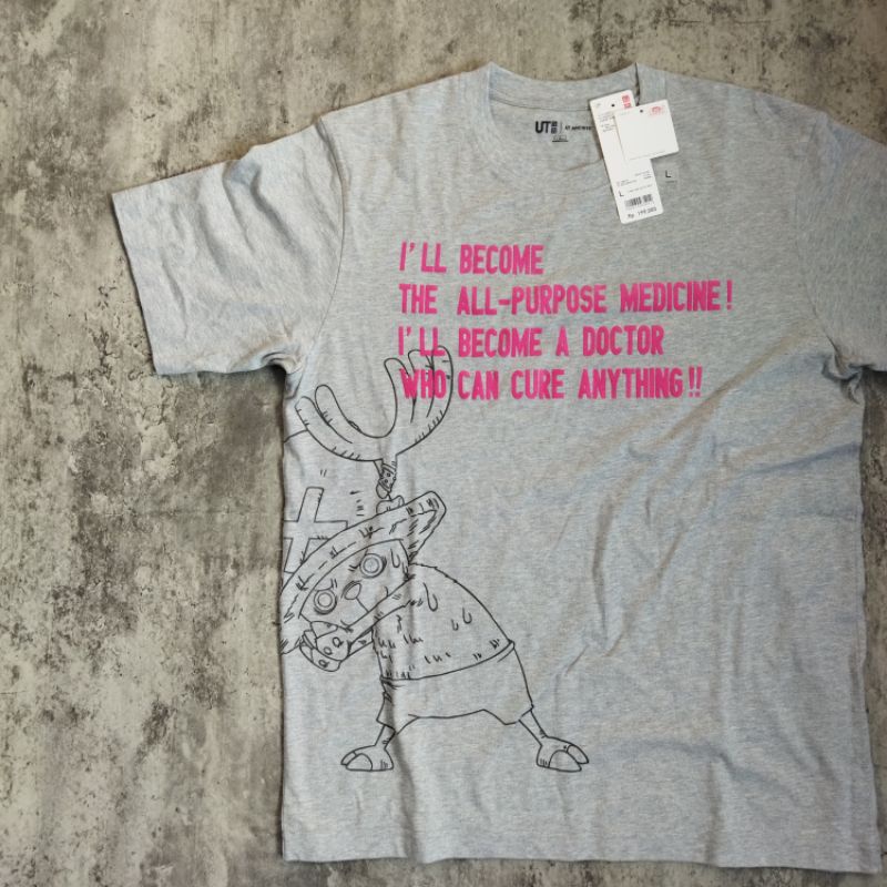 kaos uniqlo one piece ut original