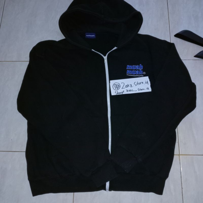 JAKET MUAH MUAH HOODIE MUAH MUAH WARNA HITAM