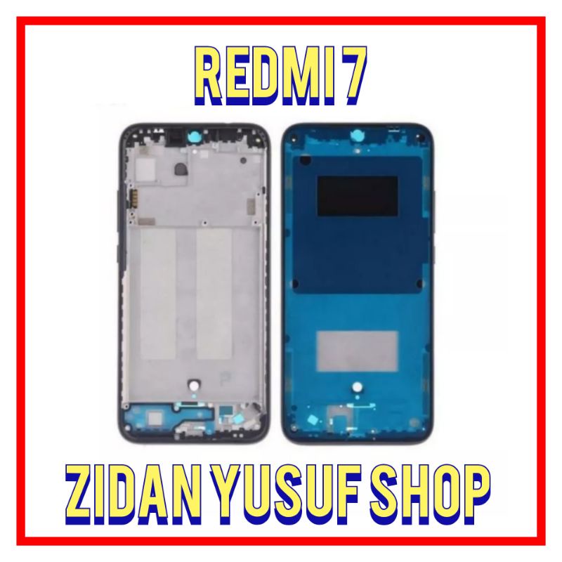 FRAME TULANG TENGAH TATAKAN DUDUKAN LCD XIAOMI REDMI 7 ORIGINAL