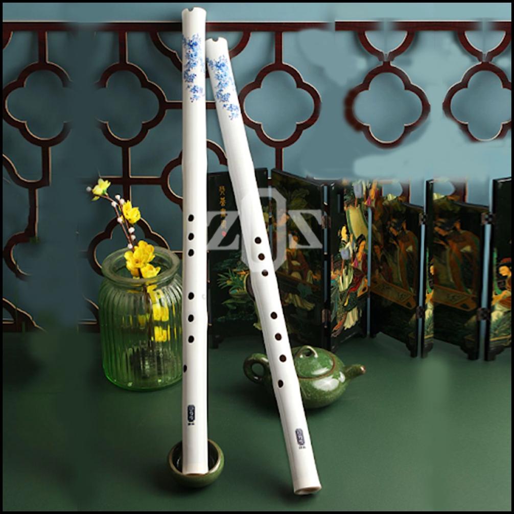 terlaris Seruling Suling Flute Bambu Bamboo Xiao Tradisional China White