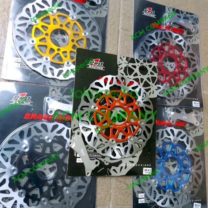 Piringan cakram Besar 260mm+Breket Pro-1 Beat Scoopy Vario 110 125 150