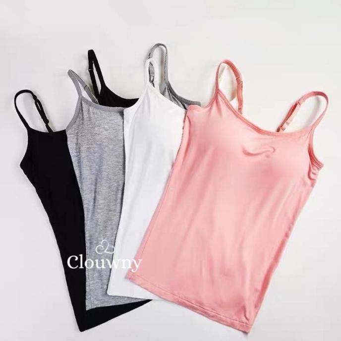 Clouwny - Tanktop bra - Tanktop wanita - fashion wanita
