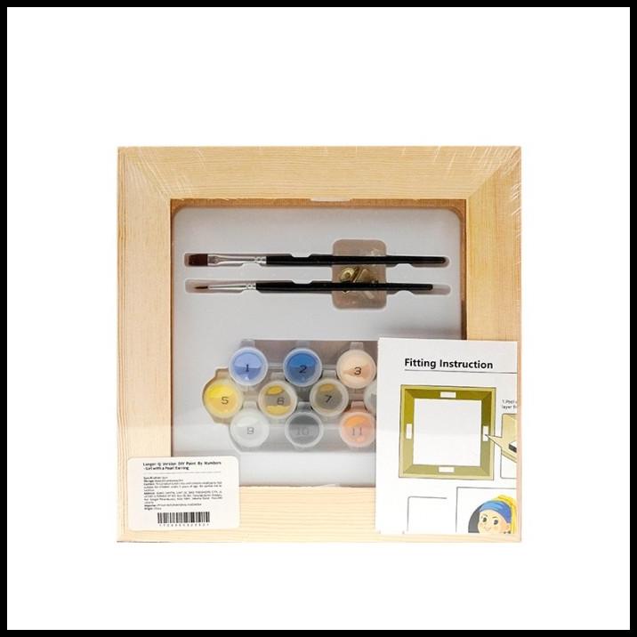 Kkv Langer Paint By Numbers Diy Set Kanvas Cat Lukis Akrilik Karakter