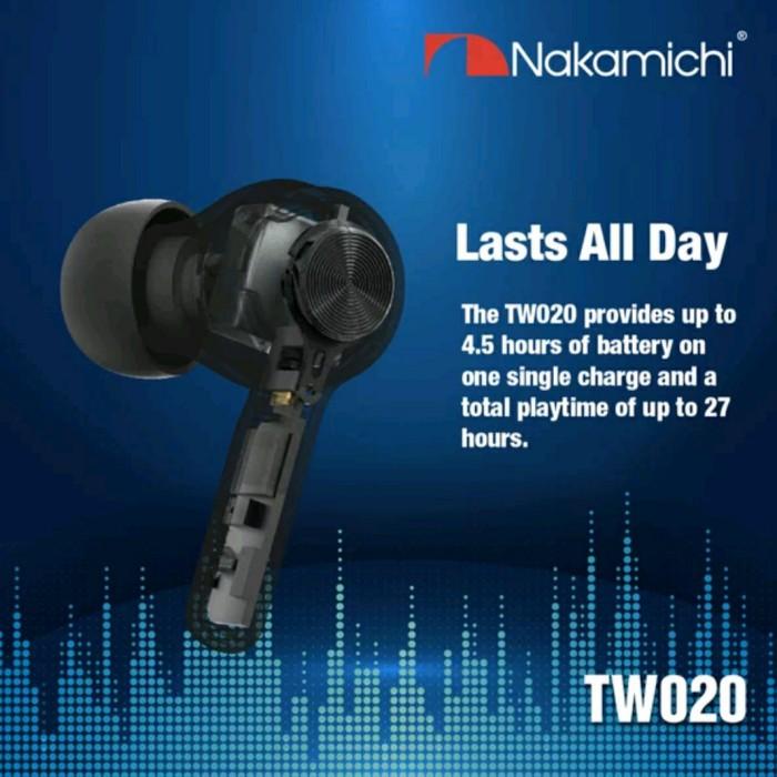 Nakamichi Tw 020 Earphone Black