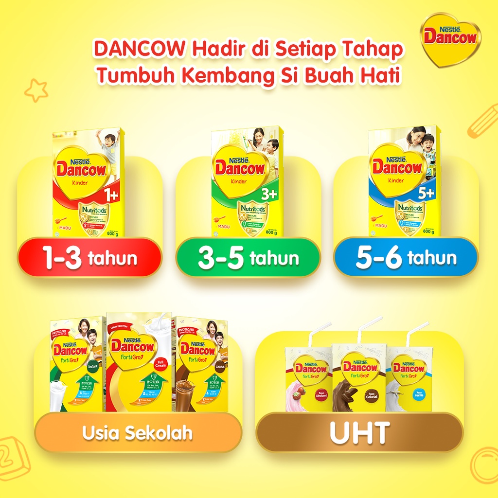 Nestle Dancow 1+ Susu Rasa Vanilla 750 gr