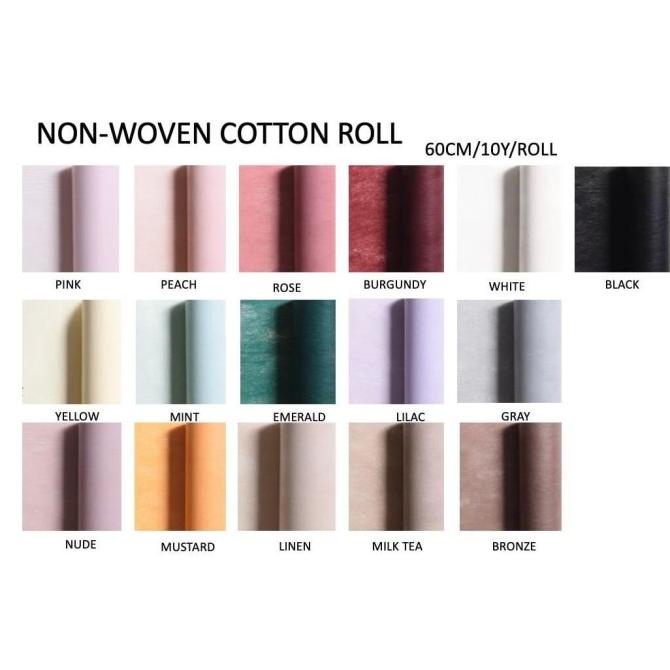 

kertas bunga Roll /Non-woven cotton roll /wrapping paper/kertas bunga