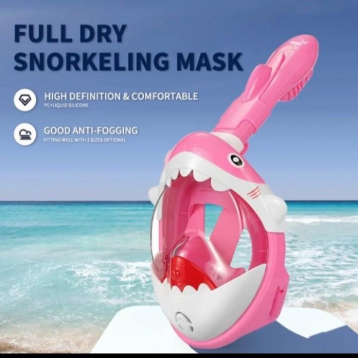 Terlaris Mask Full Face Snorkeling Anak Thenice-.