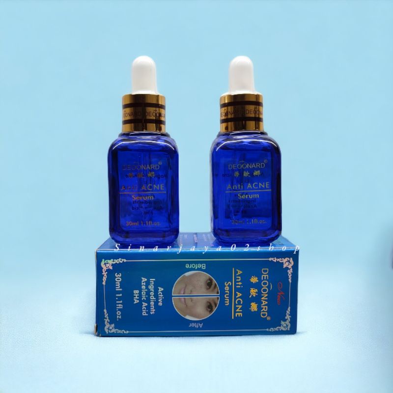 DEOONARD Serum Biru Anti Acne Khusus Jerawat Original 30ml