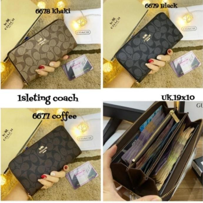 Best Seller Dompet Panjang Dompet Wanita Coach Import Quality Terbaik