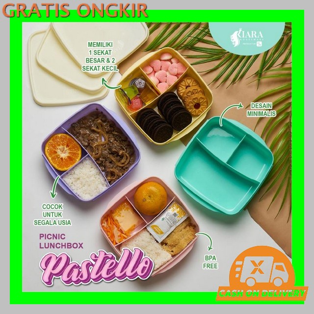 Tempst Bekel Makan Lunch Box Sekolah Tmpat Mkan Set Tempat Nasi Terbaru Multifungsi Kotak Bekal Keki