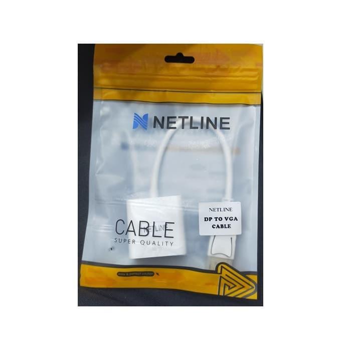 Terlaris Netline Kabel Display Port(Dp) To Vga - Kabel Dp To Vga