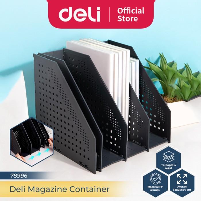

Terlaris Deli File Tray / Rak Box File Fleksibel Bahan Plastik 4 Sekat 78996