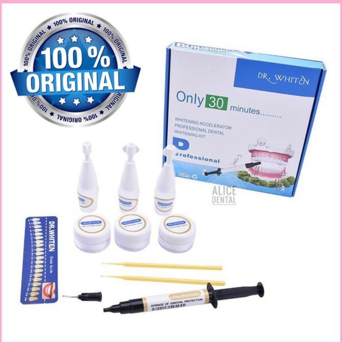 Dental bleaching dr whiten teeth whitening pemutih gigi dengan sinar
