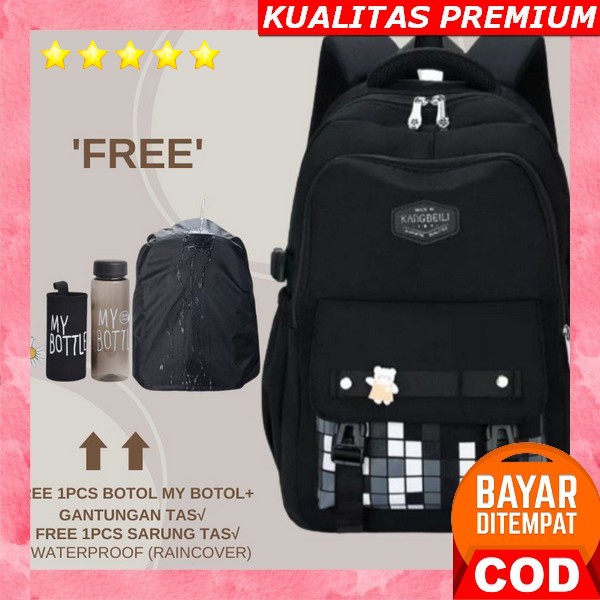 Tas Ransel Punggung Kecil Lucu Karakter Animal Hewan Pink Kuning Merah Panda Impor Murah Balita Anak