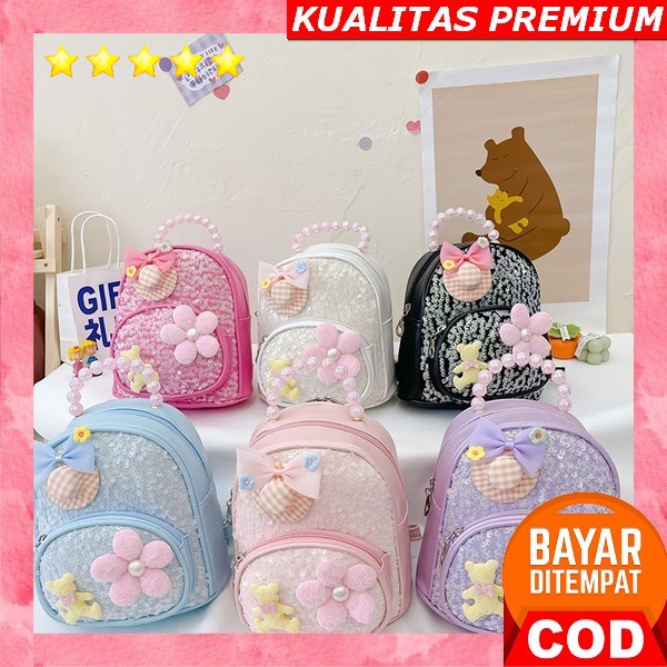 Tas Ransel Anak Perempuan Sd Koper Polos Backpak Kecil Ank2 Terlaris Murah Mini 2In1 Gendong Backpac