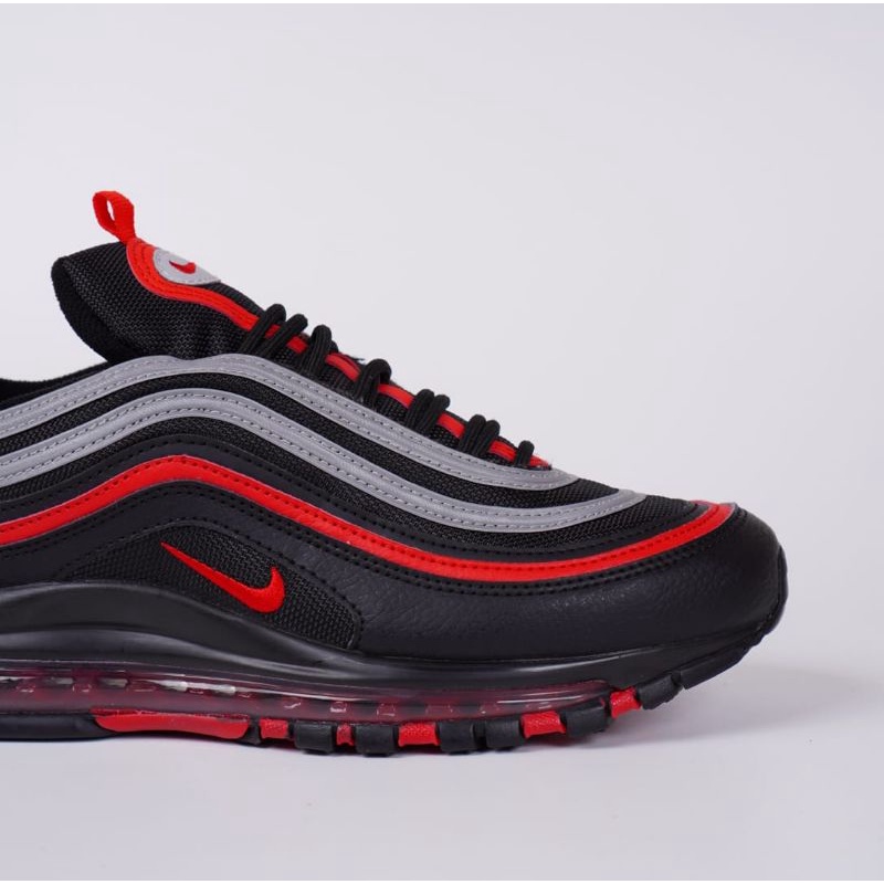 Sepatu Nike Air Max 97 Black University Red