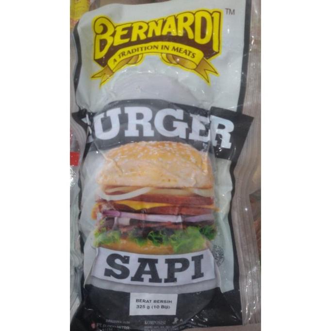 

Bernadi beef burger isi 10/ daging burger/ bernadi