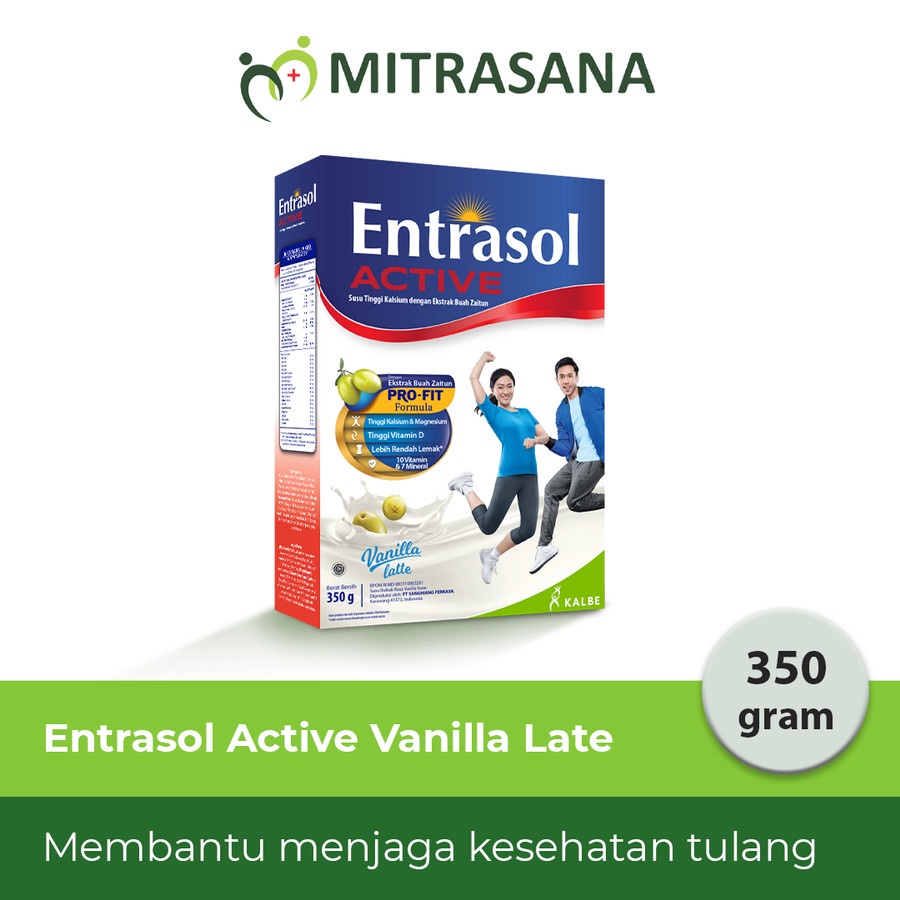 

Entrasol Active Vanilla Latte - 360 Gram - Membantu Menjaga Kesehatan Tulang