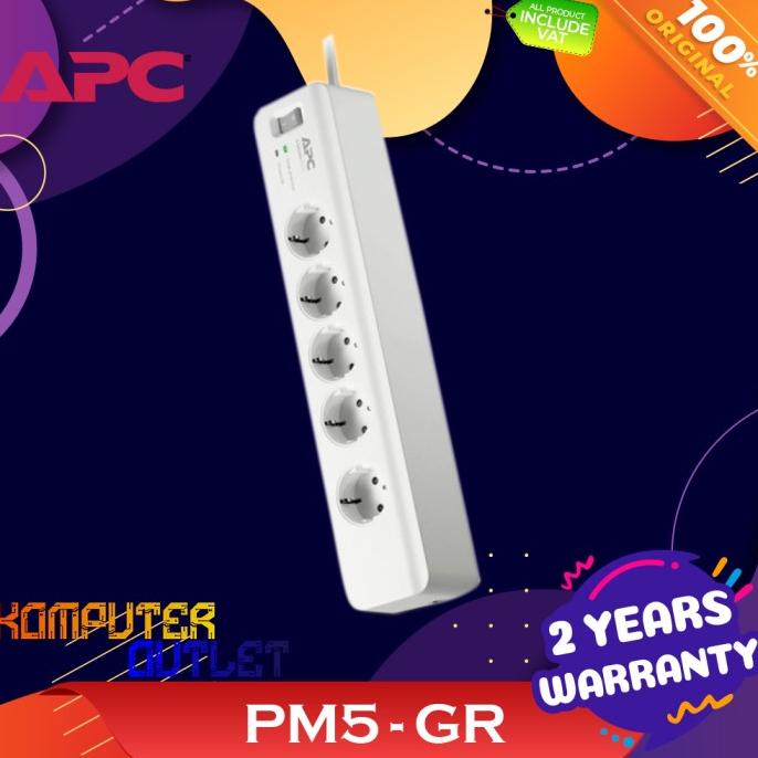 COLOKAN LISTRIK SURGE PROTECTOR PM5GR - APC
