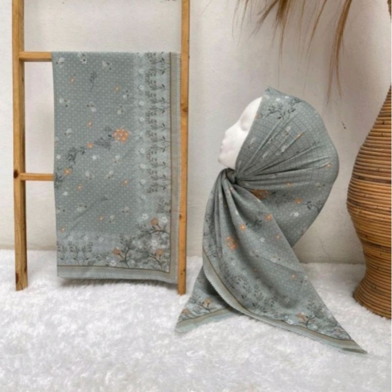 Segi empat voal motif size 110x110 cm ( Gratis Pouch Jilbab eksklusif)